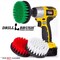 Drillbrush Cleaning Supplies - Soft, Medium, and Stiff Power Scrubbers 4in-Lim-Short-WH-GRN-RD - alternate 7